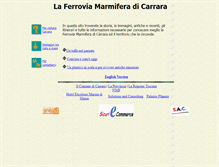 Tablet Screenshot of ferroviamarmifera.com